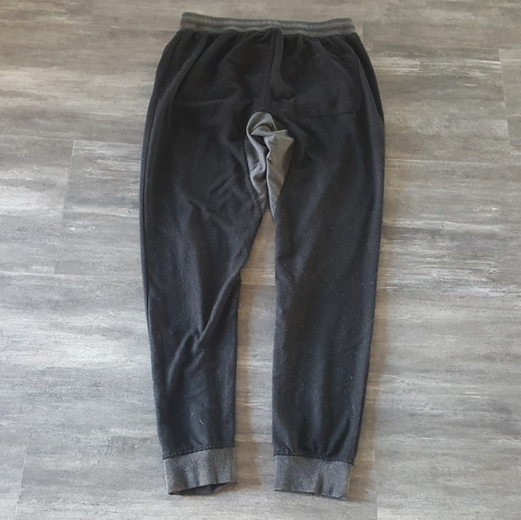 Black Grey SP Banded Sweats - Picture 2 of 3